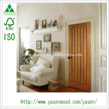 Modern Unique Chinese Interior Cheap Solid Wood Door